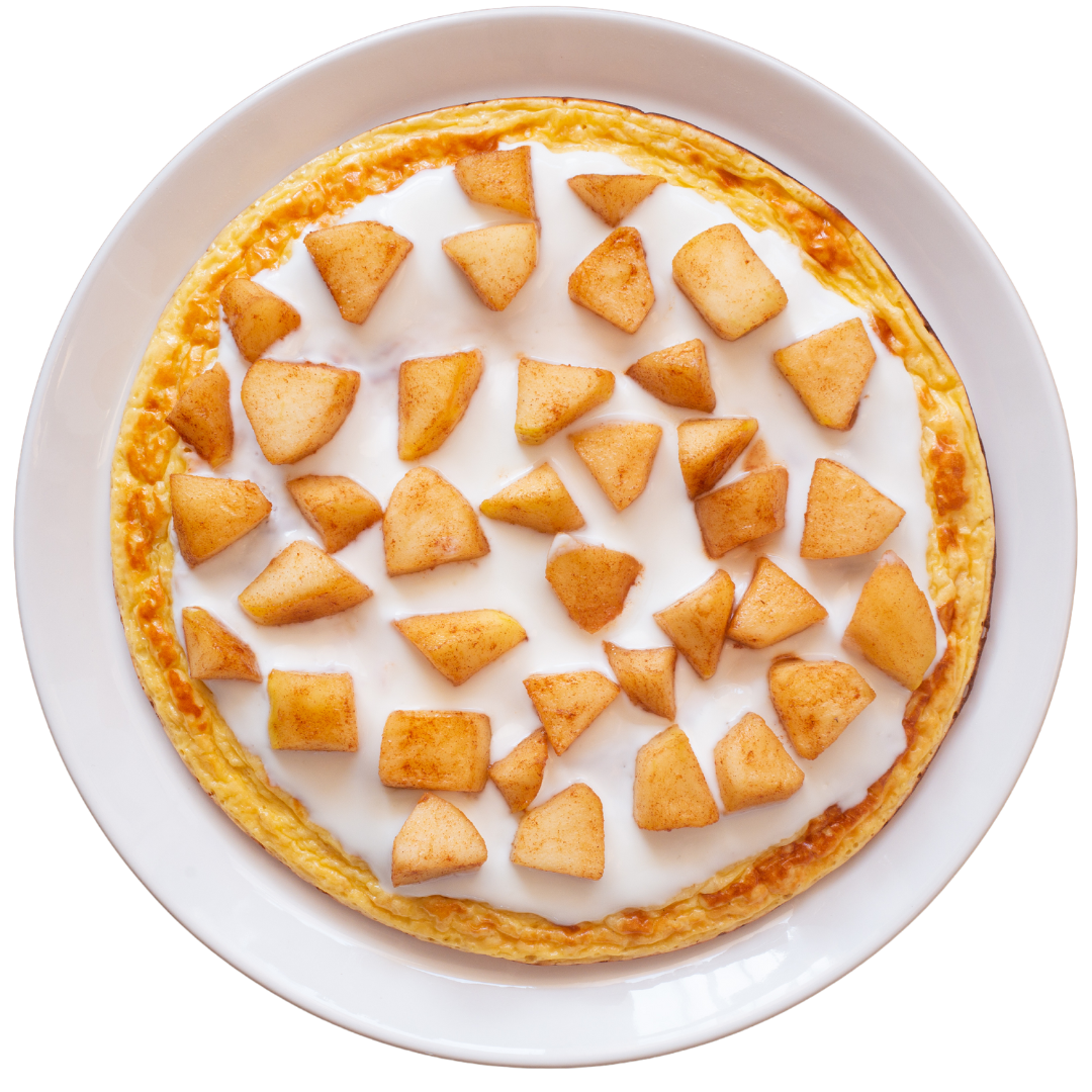 Omlet twarogowy szarlotka